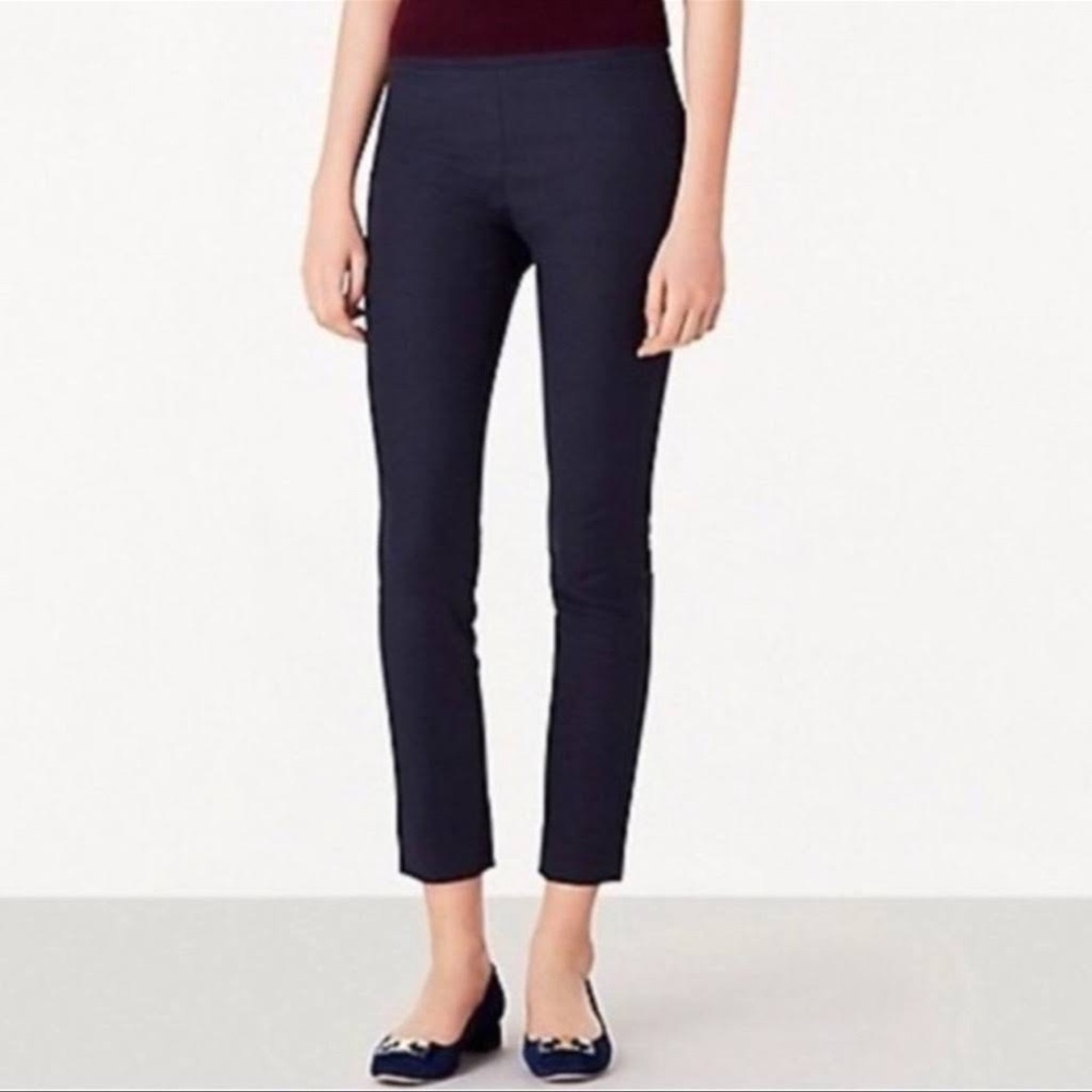 Tory Burch Navy Stretch Pants